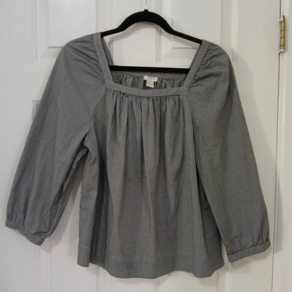 J. Crew Tops J Crew Peasant Blouse Poshmark